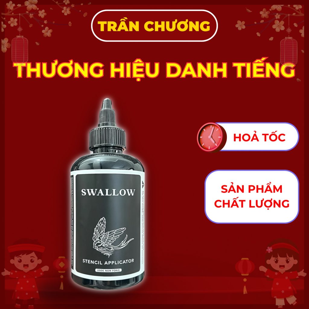 Gel scan hình xăm Sơn Én Swallow Stencil Applicator giữ nét scan chính hãng