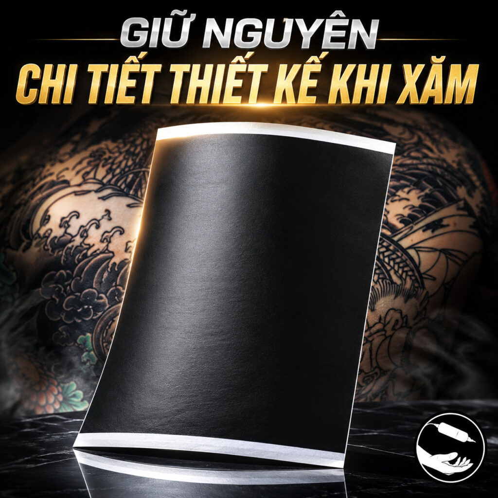 giay-scan-tay-spirit-classic-freehand-han-che-nhoe-net (5) Giấy carbon xăm hình Spirit Classic Sheet Carbon là giấy stencil chuyên dụng cho thợ xăm, hỗ trợ tạo và chuyển mẫu hình xăm thủ công lên da. Sản phẩm kích thước 8.5 x 11 inch, 200 tờ, Made in USA.