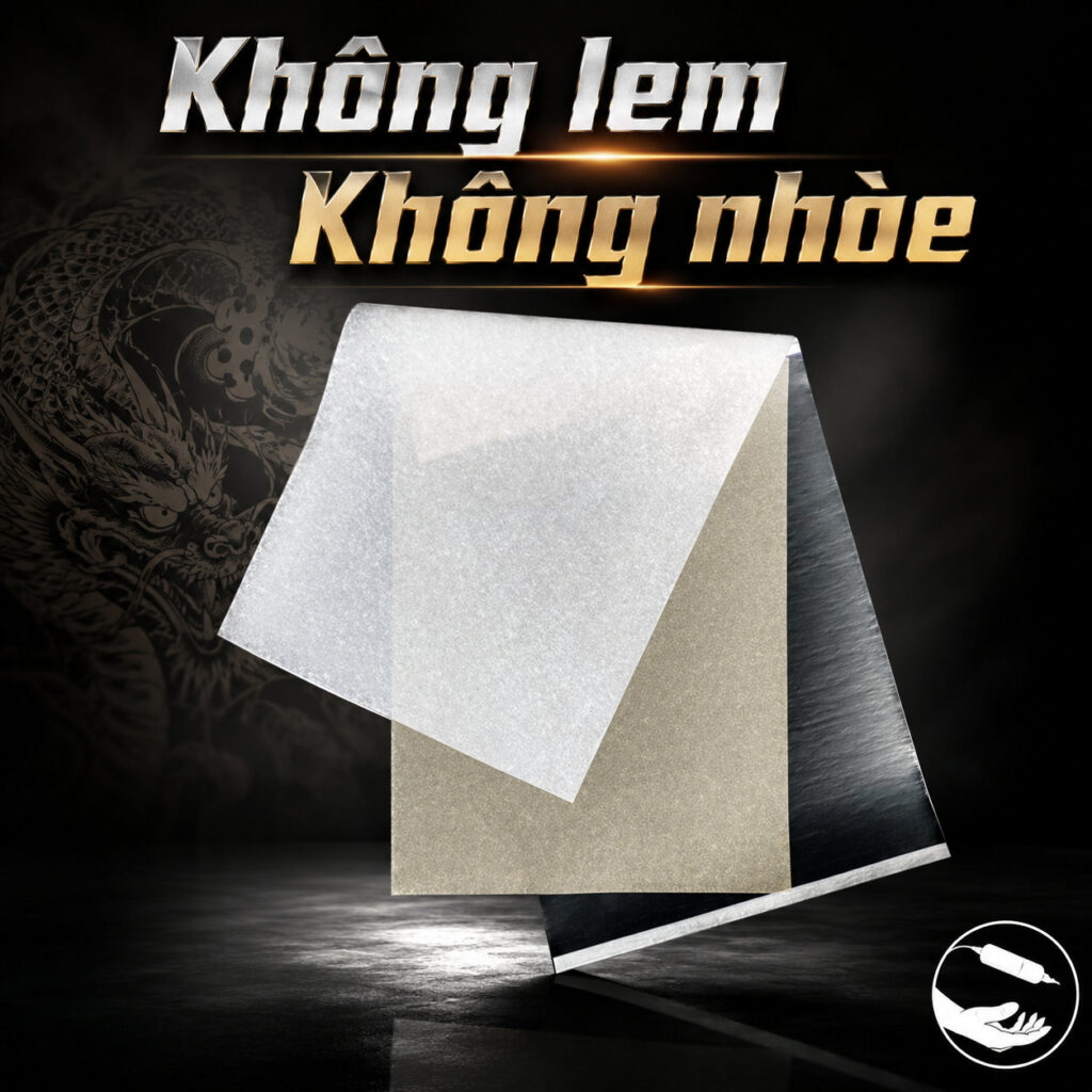 Giấy vẽ stencil Spirit Classic Freehand Tattoo Stencil Paper là giấy chuyển hình xăm chuyên dụng cho thợ xăm vẽ tay, hỗ trợ tạo mẫu stencil trực tiếp trước khi đưa lên da. Sản phẩm kích thước 8.5 x 11 inch, 100 tờ, Made in USA.