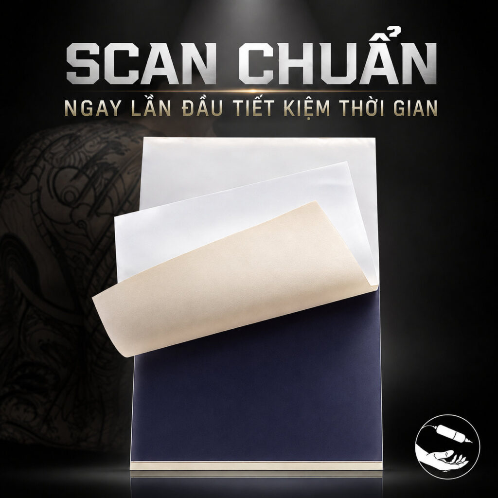 Giấy vẽ stencil Spirit Classic Freehand Tattoo Stencil Paper là giấy chuyển hình xăm chuyên dụng cho thợ xăm vẽ tay, hỗ trợ tạo mẫu stencil trực tiếp trước khi đưa lên da. Sản phẩm kích thước 8.5 x 11 inch, 100 tờ, Made in USA.