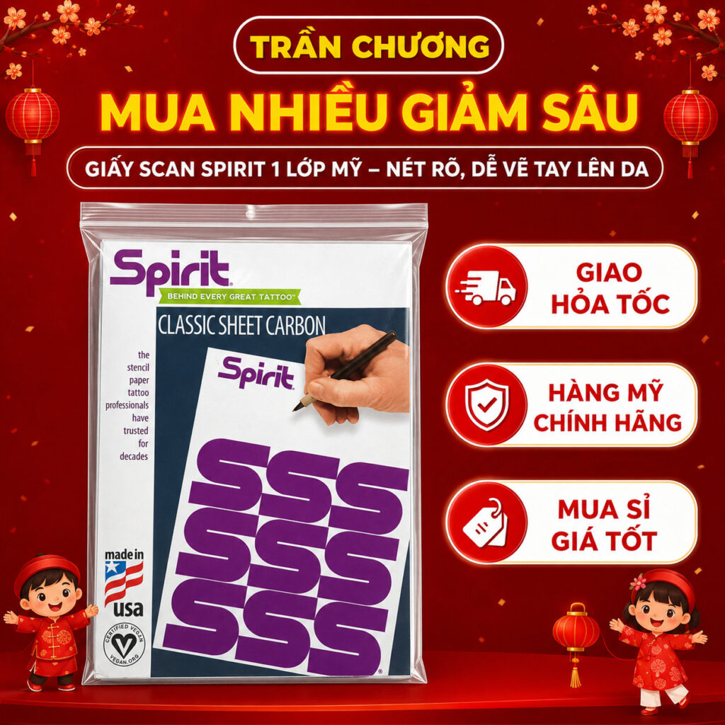 giay-than-scan-hinh-xam-spirit-classic-sheet-carbon-200-to (2) Giấy scan Spirit Sheet Carbon 1 lớp Classic Sheet Carbon 8.5 x 11 chính hãng Mỹ hộp 200 tờ giấy carbon can mẫu hình xăm