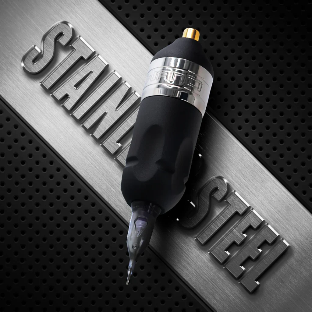 Máy xăm Bishop Wand Packer 4.2 RCA Version - máy pen stroke 4.2mm tối ưu tô màu, nén màu cho thợ xăm chuyên nghiệp