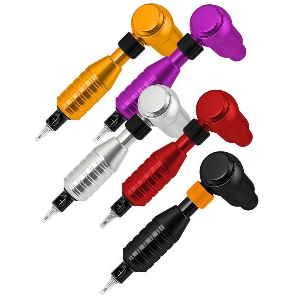 may-xam-cheyenne-hawk-thunder-stroke-4-0mm-nhieu-mau (1) Máy xăm Cheyenne HAWK Thunder màu cam stroke 4.0mm, thiết kế nhỏ gọn, dùng kim đạn, phù hợp cho thợ xăm chuyên đi nét, đánh bóng và vào màu.