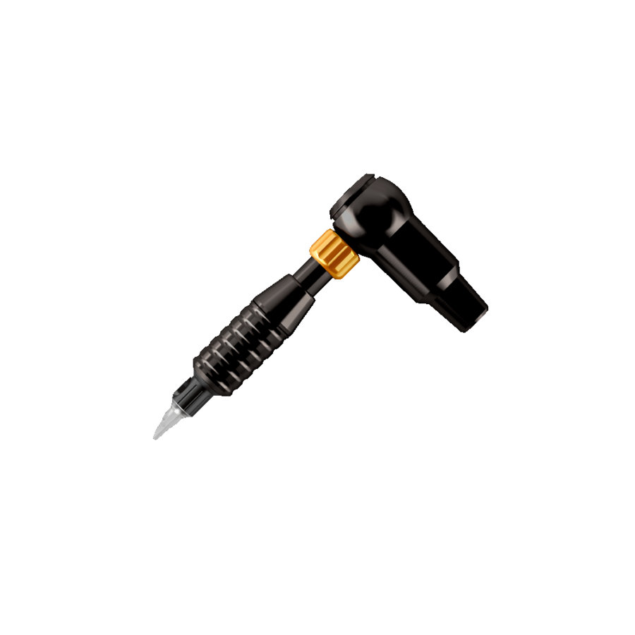 Máy xăm Cheyenne HAWK Thunder màu cam stroke 4.0mm, thiết kế nhỏ gọn, dùng kim đạn, phù hợp cho thợ xăm chuyên đi nét, đánh bóng và vào màu.