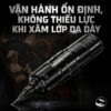 Máy xăm Dragonhawk Fold Pro là máy xăm không dây dạng pen, thiết kế pin rời, có màn hình hiển thị thông số và hỗ trợ chỉnh stroke nhiều nấc, phù hợp cho thợ xăm đi nét, đánh bóng, tô màu và xử lý nhiều phong cách hình xăm.