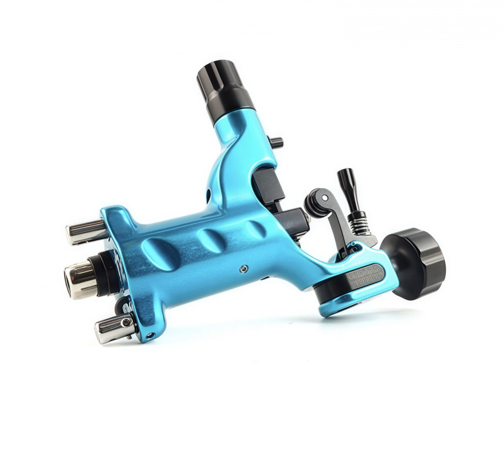 may-xam-rotary-ink-machines-stingray-x2 (6) Máy xăm Ink Machines Stingray X2 là dòng máy xăm rotary cao cấp, thiết kế khung nhôm nhẹ, hỗ trợ kết nối RCA và clip cord, phù hợp cho thợ xăm cần một cây máy linh hoạt để đi nét, tô màu, packing màu và xử lý nhiều kỹ thuật xăm.