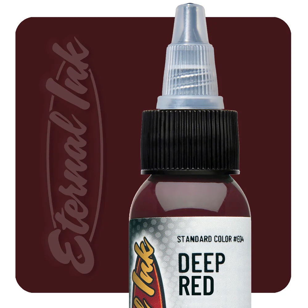 muc-xam-eterna-deep-redl-chinh-hang-mau-do-1 Mực xăm Eternal Deep Red 30ml đỏ đậm trầm chính hãng Eternal Ink