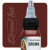 Mực xăm Eternal Brown 30ml nâu đỏ ấm chính hãng Eternal Ink