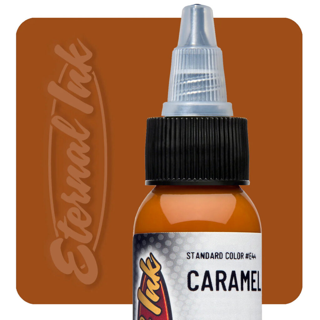 muc-xam-eternal-caramel-tattoo-ink-chinh-hang (2) Mực xăm Eternal Caramel 30ml nâu vàng caramel chính hãng Eternal Ink
