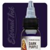 Mực xăm Eternal Dark Purple 30ml tím đậm chính hãng Eternal Ink