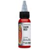 Mực xăm Eternal Dark Red chính hãng là tông đỏ đậm tối, phù hợp cho tattoo màu, phối màu hoa hồng, máu, rồng, rắn, Nhật cổ, old school, neo traditional và các thiết kế cần sắc đỏ trầm có chiều sâu.