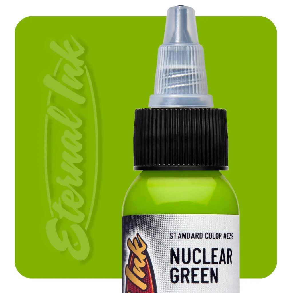 Mực xăm Eternal Nuclear Green 30ml xanh lá sáng chính hãng Eternal Ink