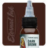 Mực xăm Eternal Dark Brown 30ml nâu đậm chính hãng Eternal Ink