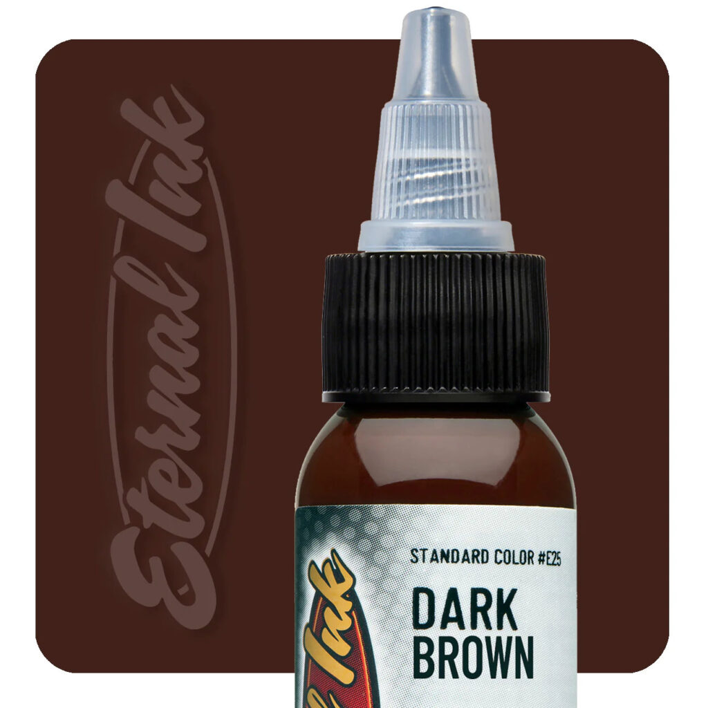 muc-xam-eternal-dark-brown-tattoo-ink-chinh-hang (2) Mực xăm Eternal Dark Brown 30ml nâu đậm chính hãng Eternal Ink