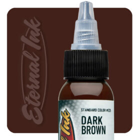 Mực xăm Eternal Dark Brown 30ml nâu đậm chính hãng Eternal Ink