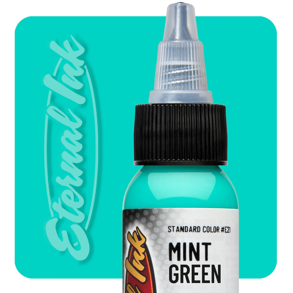 Mực xăm Eternal Mint Green 30ml xanh bạc hà chính hãng Eternal Ink