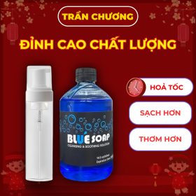 Blue soap nước rửa hình xăm