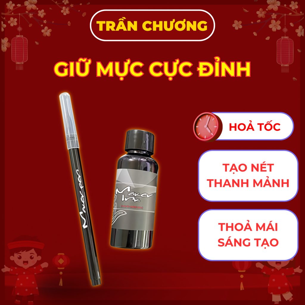 bút vẽ hình xăm sơn én