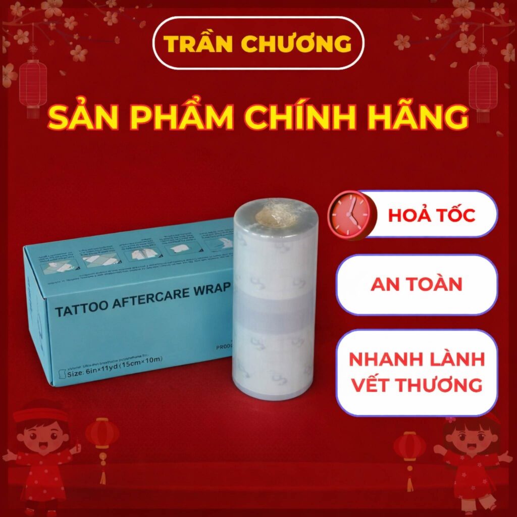 mang-boc-hinh-xam-og-aftercare-wrap (2) Màng bảo vệ hình xăm OG Tattoo Aftercare Wrap 15cm x 10m chống nước giảm ma sát bảo vệ hình sau xăm