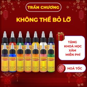 Mực màu tập xăm