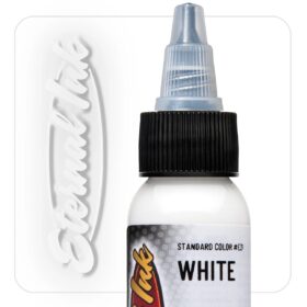 Mực xăm Eternal White chính hãng là dòng mực trắng dùng cho tattoo, phù hợp để nhấn sáng, tạo highlight, chuyển tông, tăng độ tương phản và xử lý các chi tiết cần sắc trắng rõ trong hình xăm.