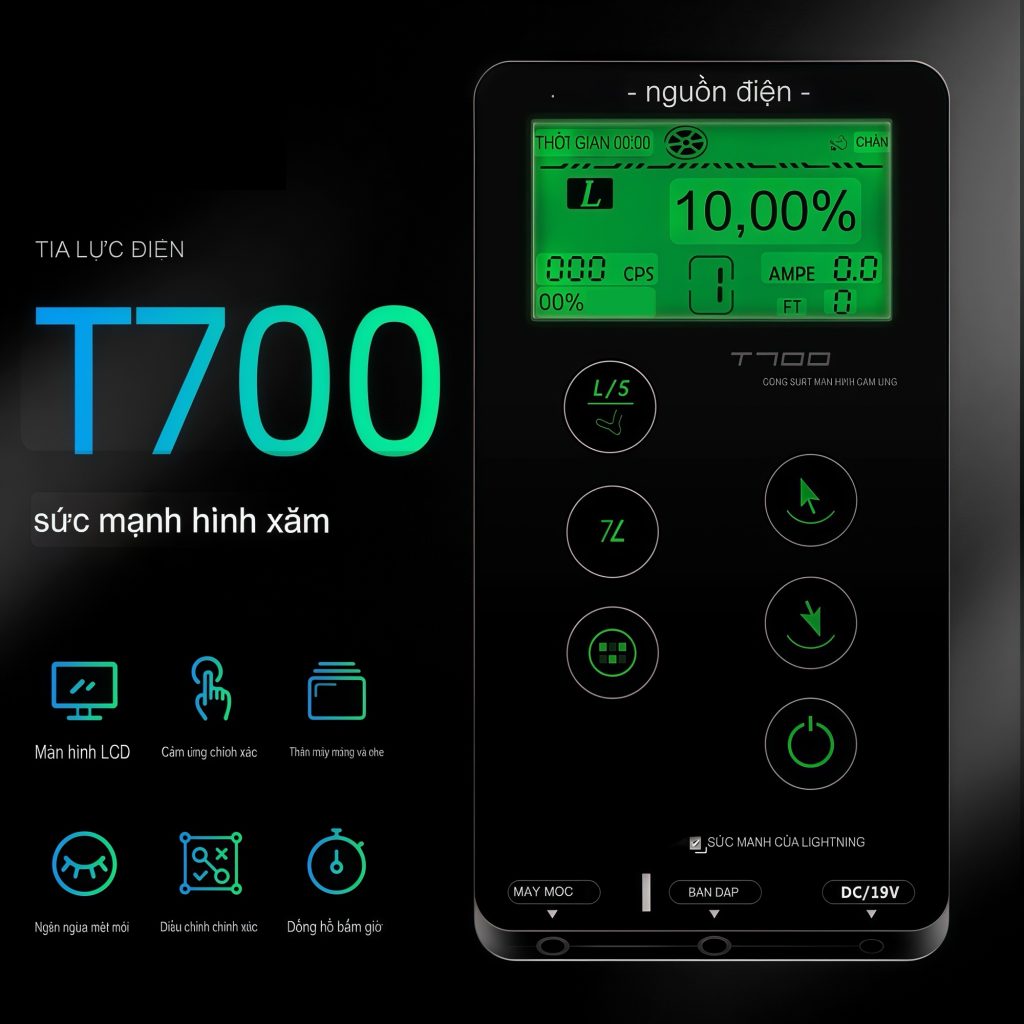 nguồn máy xăm t700