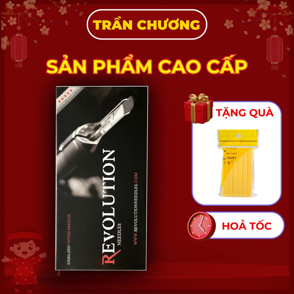 Kim xăm Revolution Needles kim truyền thống tiệt trùng đi nét đánh bóng tô màu chính hãng