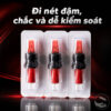 kim-xam-og-premium-cartridge-vao-muc-nhanh (15) (2) Kim xăm OG Premium Cartridge đỏ là dòng kim đạn dùng cho máy xăm pen, đóng hộp 20 cái, phù hợp cho thợ xăm thao tác đi nét, đổ bóng, tô màu và xử lý chi tiết hình xăm theo từng cấu hình kim.