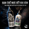 Nước pha mực xăm TOP Grey và TOP Color Solution hỗ trợ pha greywash, pha màu tattoo và kiểm soát sắc độ ổn định hơn giữa các lần pha.