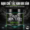 Kem bôi xăm Ink Eeze Green Glide Tattoo Ointment hỗ trợ làm mềm da, giảm ma sát khi đi kim, giúp thao tác mượt hơn và hỗ trợ lau mực thừa gọn hơn trong quá trình xăm.