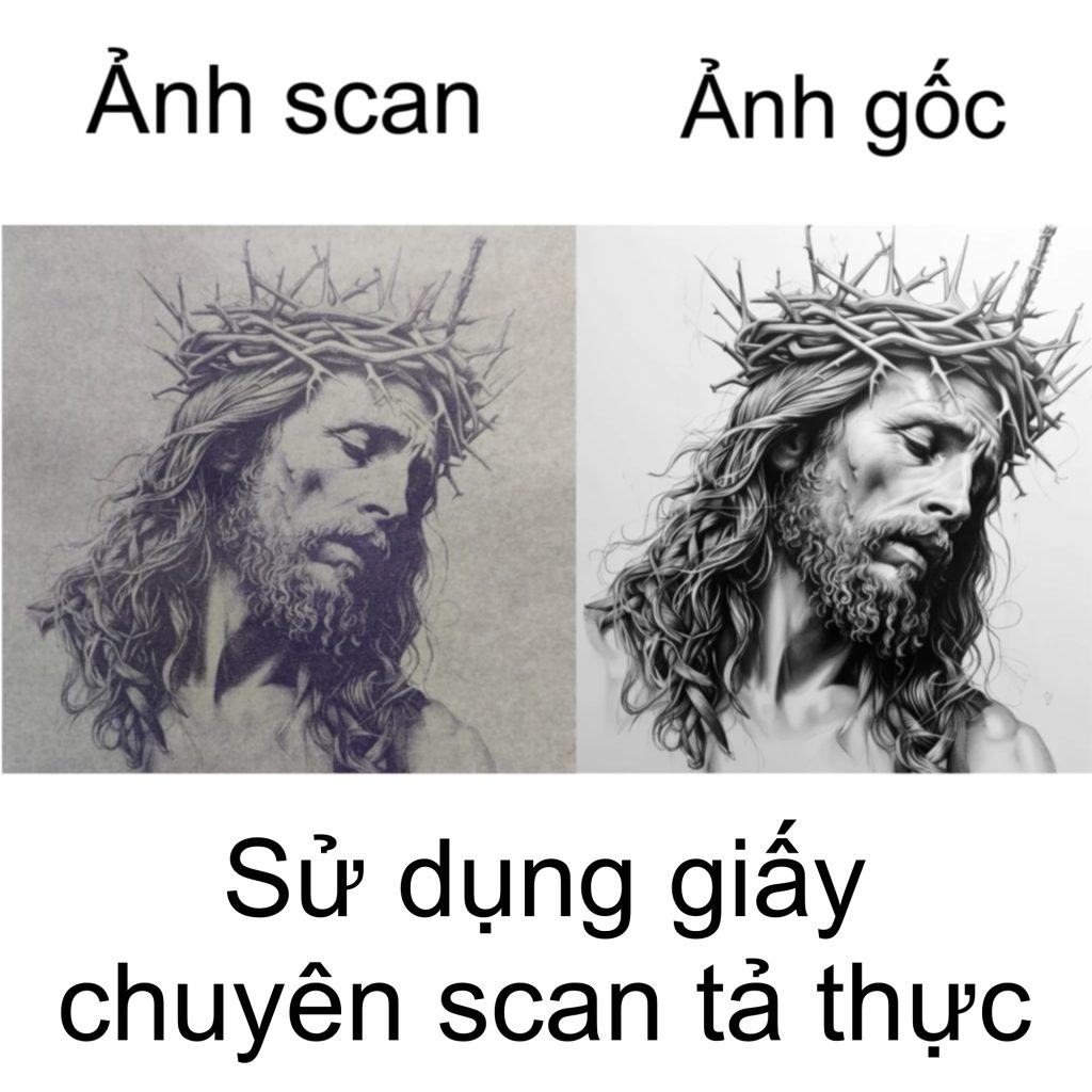 Máy scan AIMO T08FS in bản scan chân dung tả thực rõ nét