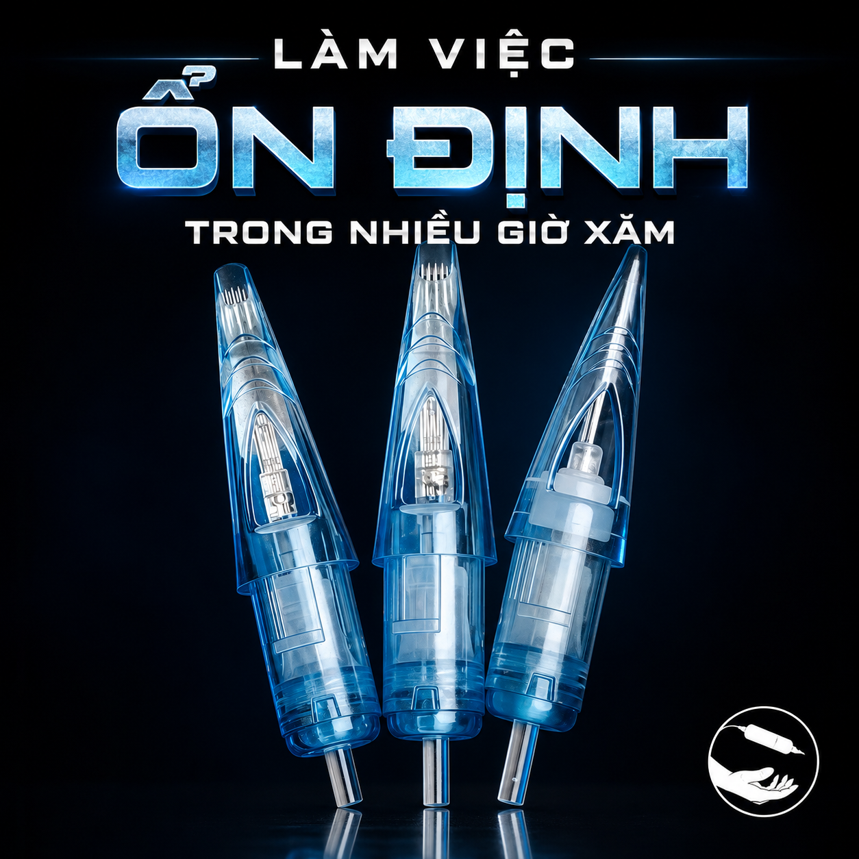 kim-xam-wjx-cartridge-di-net-sac-sao-ro-rang (3) (2) Kim xăm WJX ACME Cartridge là dòng kim cartridge dùng cho máy xăm pen, đóng hộp 20 cái, phù hợp cho thợ xăm thao tác đi nét, đổ bóng, tô màu và xử lý chi tiết hình xăm theo từng cấu hình kim.