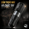 may-xam-ambition-mars-u-khong-day-pin-roi (6) (1) Màn hình máy xăm Ambition Mars-U hiển thị điện áp pin và thời gian làm việc