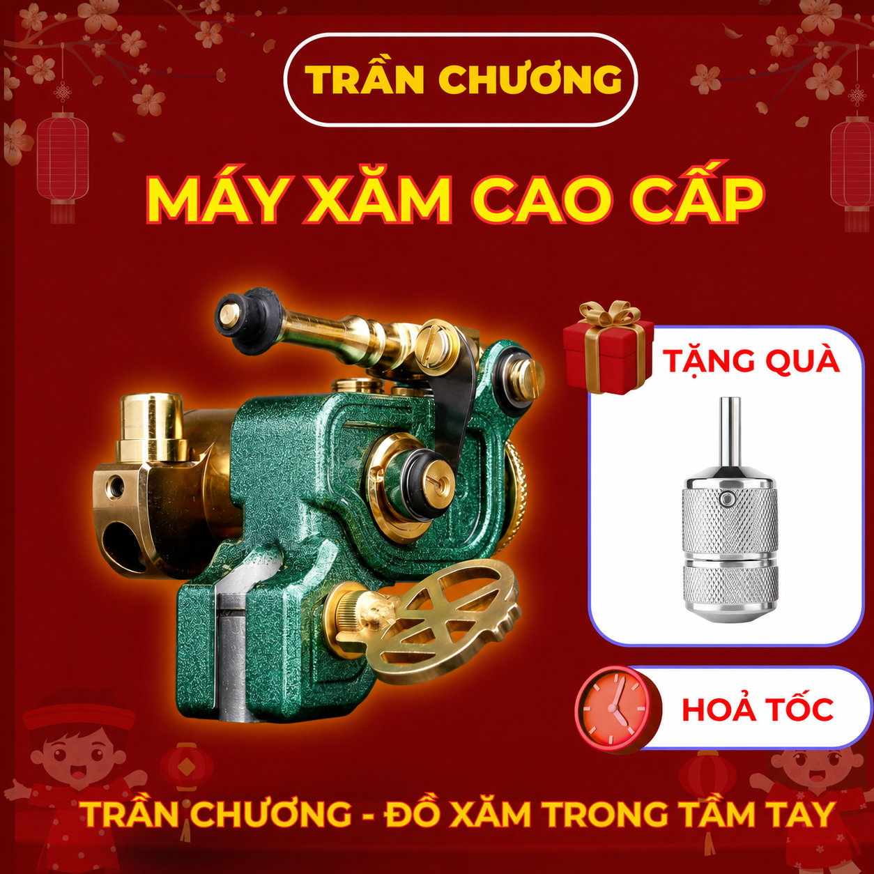 may-xam-dan-kubin-sidewinder-46er (3) Máy xăm Dan Kubin Sidewinder 46er là dòng rotary cơ khí cao cấp, có stroke chỉnh khoảng 2–4mm, lực đánh rõ và kết nối RCA, phù hợp đi nét, fine line, đánh bóng và vào màu.