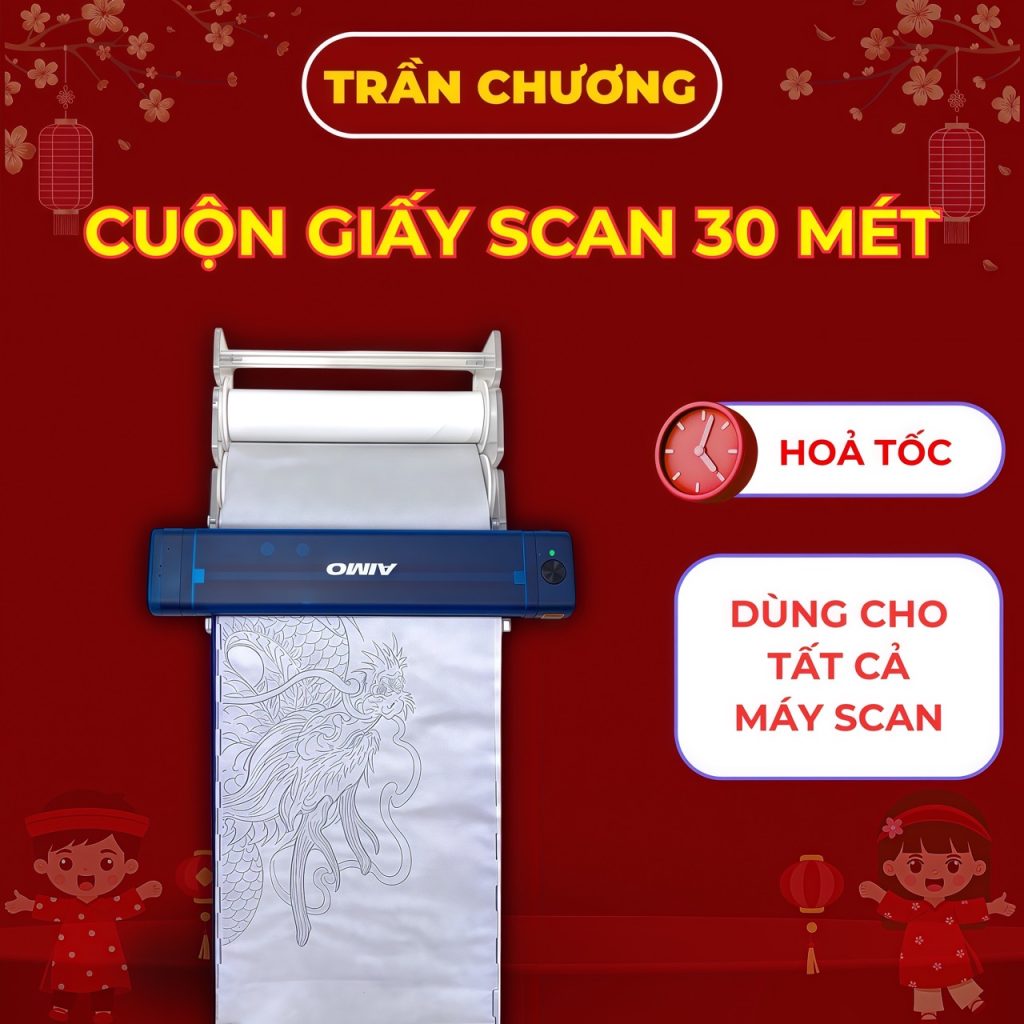 cuon-giay-scan-cuon- Giấy scan cuộn OG 30 mét in mẫu rồng liền mạch trên máy scan nhiệt