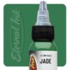 Mực xăm Eternal Jade chính hãng là tông xanh ngọc nổi bật, phù hợp cho tattoo màu, phối màu lá cây, rắn, rồng, hoa lá, Nhật cổ và các thiết kế cần sắc xanh tự nhiên.
