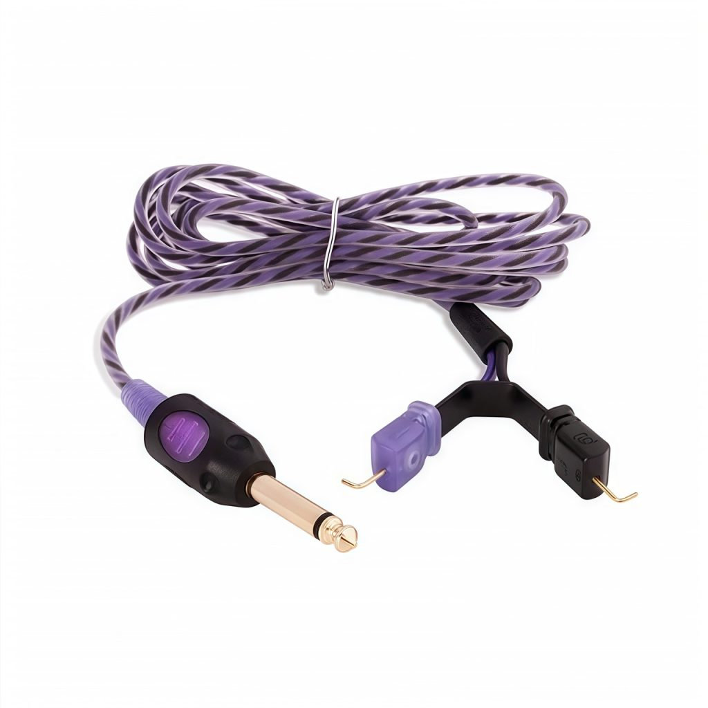 Dây móc Bishop Premium Lightweight Clip Cord dài 7 ft kết nối máy xăm với nguồn điện