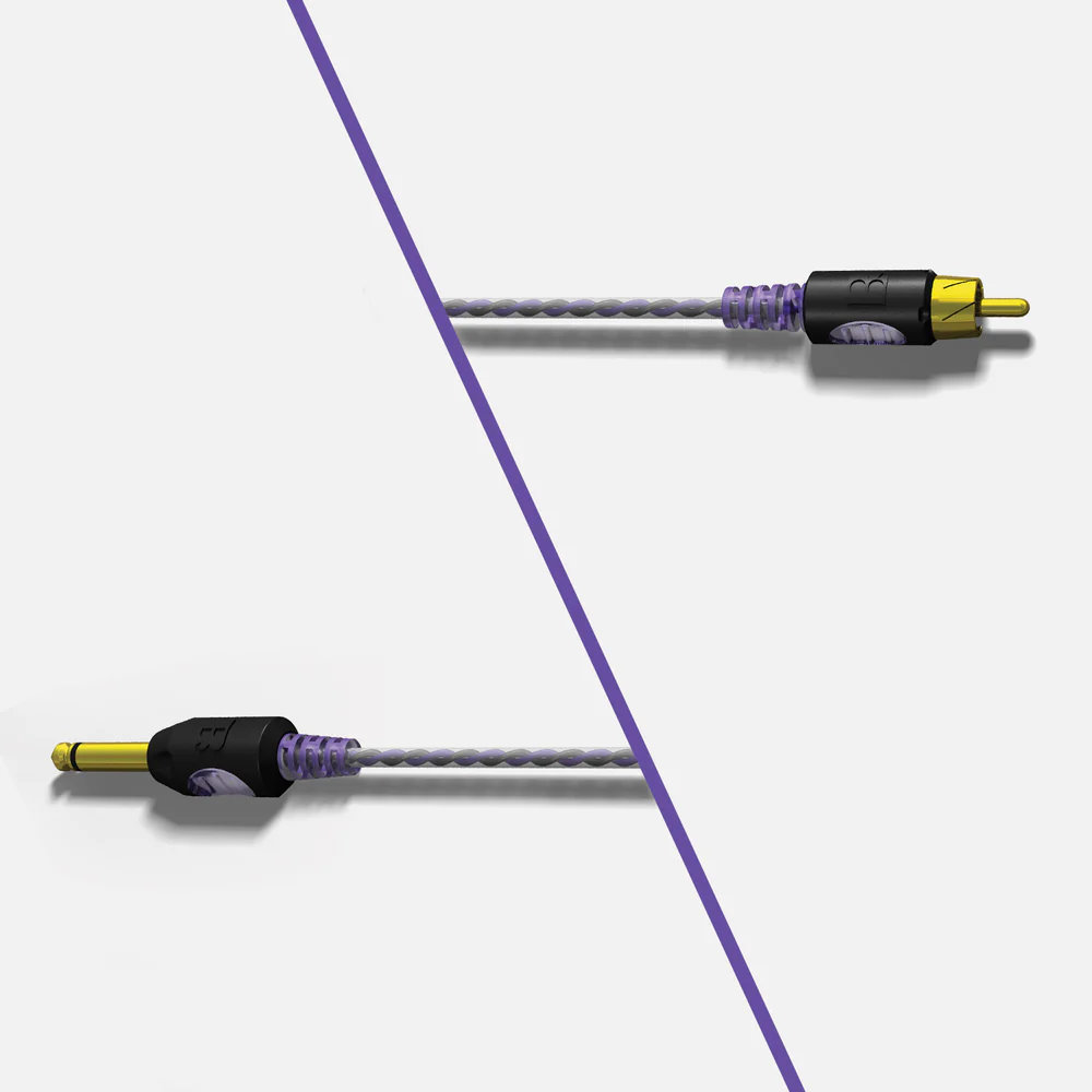 Dây RCA Bishop Premium Lightweight 7 ft kết nối máy xăm với nguồn điện