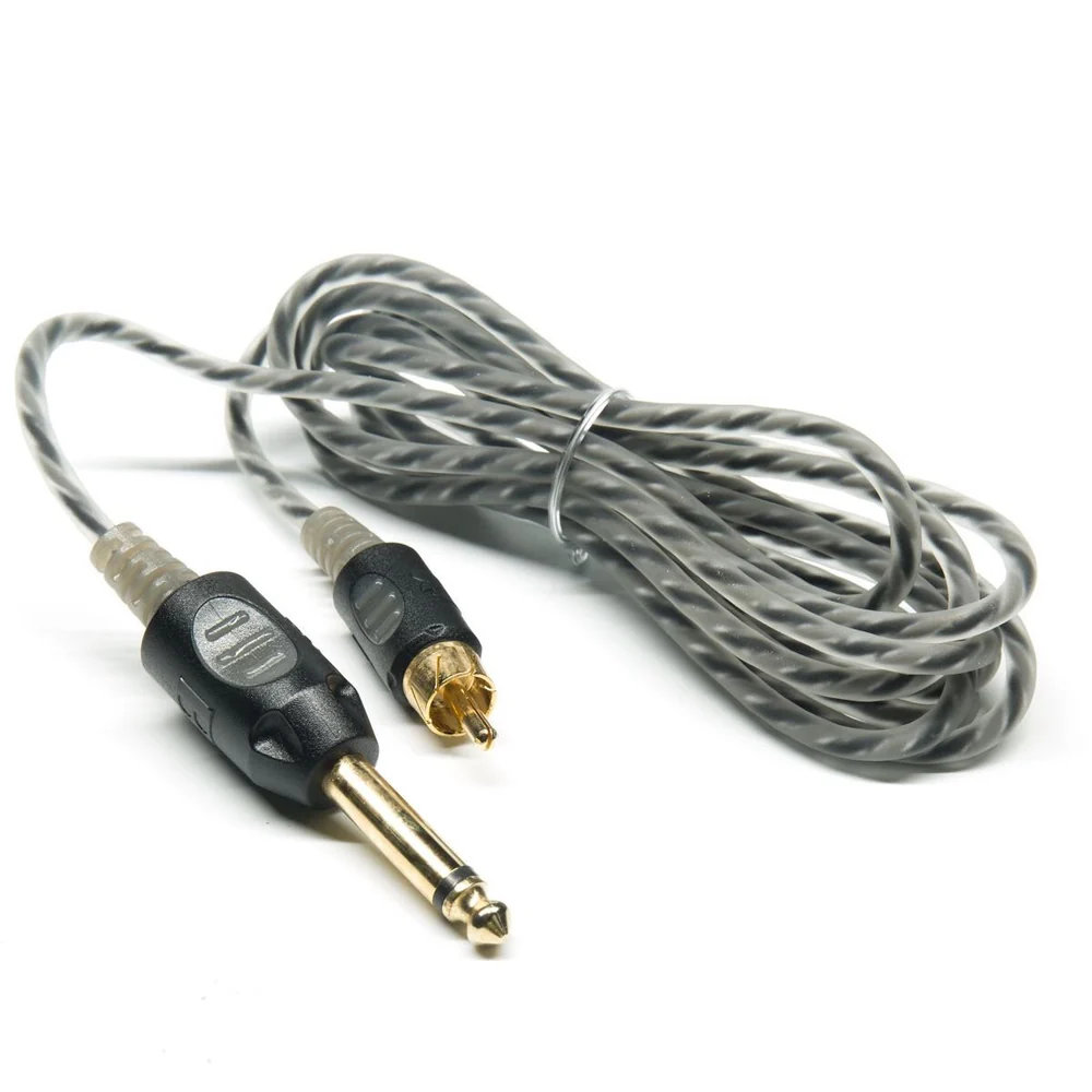 Dây RCA Bishop Premium Lightweight 7 ft kết nối máy xăm với nguồn điện