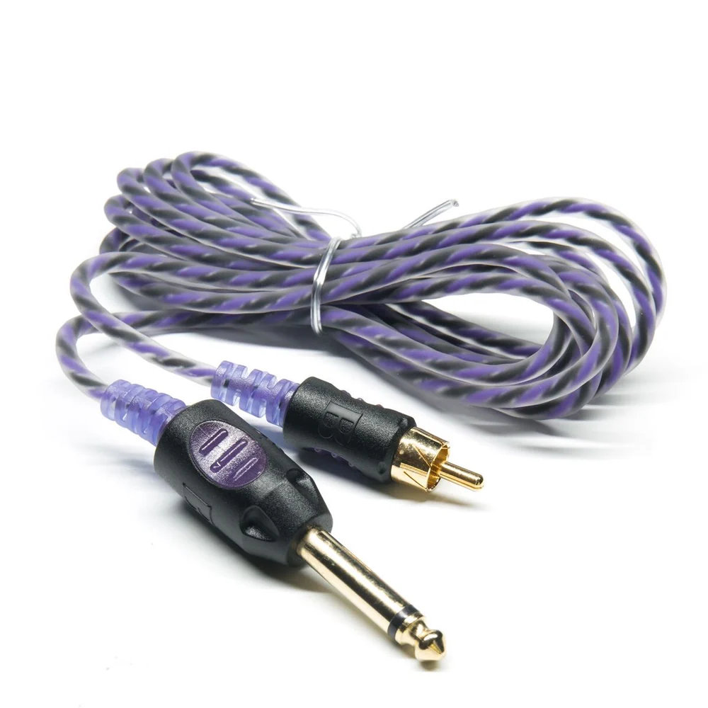 Dây RCA Bishop Premium Lightweight 7 ft kết nối máy xăm với nguồn điện