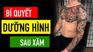 Cách dưỡng hình sau khi xăm