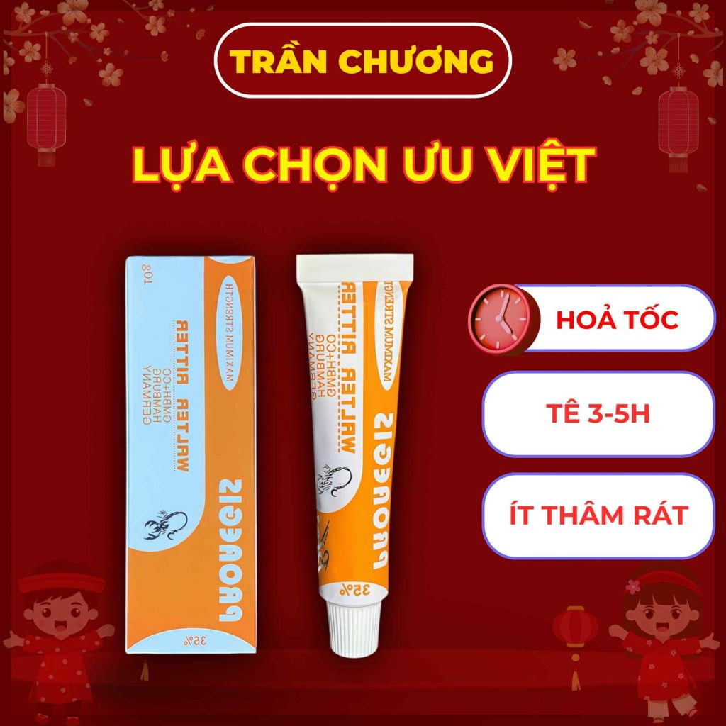 Kem Ủ Tê Bọ Cạp 35% BOROEGIS tuýp 10g cho thợ xăm tattoo