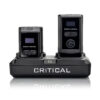 Bộ pin không dây Critical / Bishop x Critical cho máy xăm, gồm pin, bộ điều khiển, dây sạc, adapter và hộp đựng. Phù hợp cho thợ xăm muốn làm việc gọn gàng hơn, hạn chế vướng dây nguồn và thao tác linh hoạt trong quá trình đi nét, đánh bóng, vào màu.