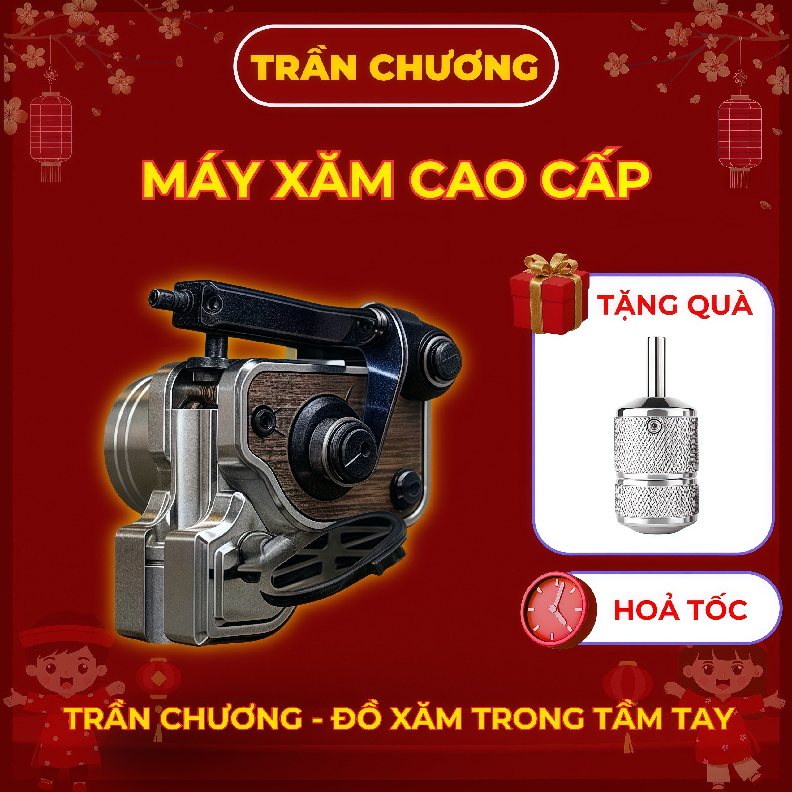 Máy xăm Dan Kubin Sidewinder V7.5 là dòng máy rotary cơ khí cao cấp, có thể chỉnh stroke và lực đánh để phù hợp đi nét, fine line, rải hạt, đánh bóng và vào màu.