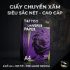 giay-scan-hinh-xam-og-produce-a4-100-pcs Hộp giấy scan hình xăm OG Produce 100 tờ khổ A4 màu tím chuyên dụng cho máy in nhiệt và vẽ tay