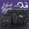 Máy xăm Black Widow OG Máy xăm OG BlackWidow (OG Produce Black Widow) pen không dây 7 mức stroke 2.4–4.2mm, 2 grip, 2 pin 2000mAh